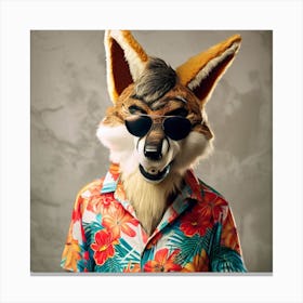 Fox Mask 15 Canvas Print