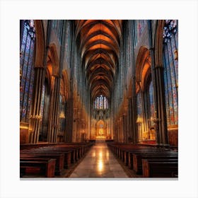 Cathedral Of Paris Canvas Print