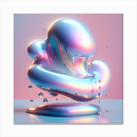 Holographic Painting Canvas Print