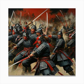 Samurai Battle 6 Canvas Print