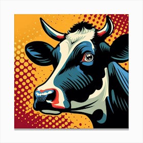 Pop Cow Canvas Print