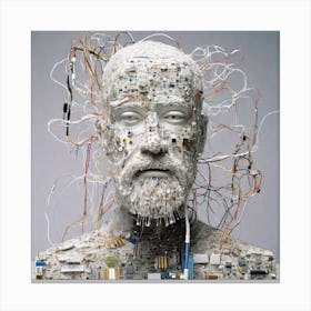 Wired Man Canvas Print