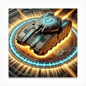 Shielded Apcs Energy Shield Canvas Print