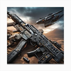 Sniper Rifle Canvas Print