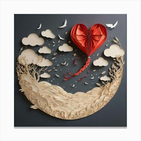 Paper Art Canvas Print