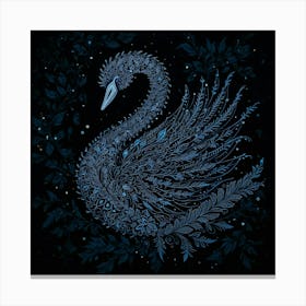 Glowing Swan 1 Canvas Print