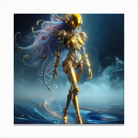 Futuristic Woman 16 Canvas Print