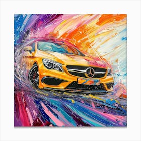 Gold Benz 1 Canvas Print