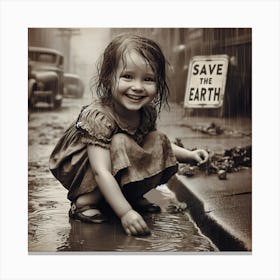 Save the Earth Canvas Print