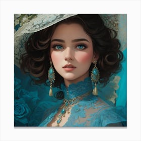 Victorian Girl Canvas Print