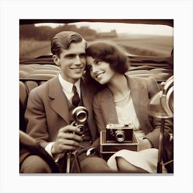 Dating Automotive Style-1928 ~Reimagined 4 Canvas Print