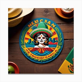 Mexican Logo Design Targeted To Tourism Business 2023 11 08t195117 Canvas Print