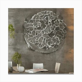 Abstract Metal Wall Art 1 Canvas Print