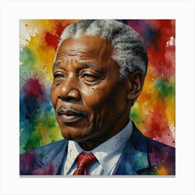 Nelson Mandela 31 Canvas Print