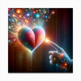 Heart Of Love Canvas Print