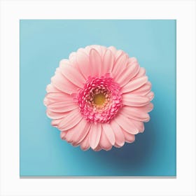 Beautiful Flower With Pink Petals Canvas Print