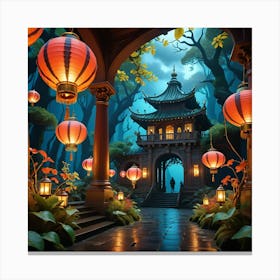 Chinese Lanterns 3 Canvas Print