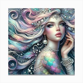 Mermaid 3 Canvas Print