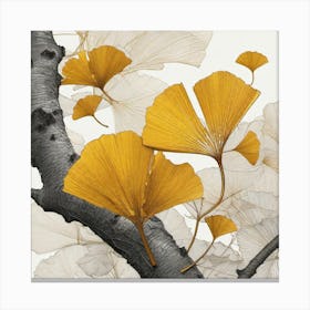 Ginkgo Leaves 21 Canvas Print
