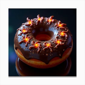 Donuts For Halloween Canvas Print