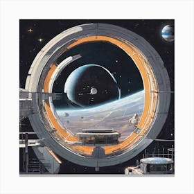 Space Station 51 Canvas Print