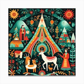 Nativity Scene 1 Canvas Print