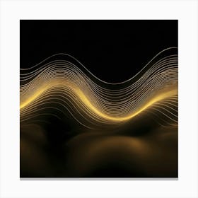 Golden Wave - Wave Stock Videos & Royalty-Free Footage 1 Canvas Print