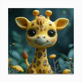 Giraffe 82 Canvas Print