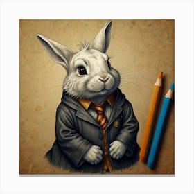 Harry Potter Rabbit 2 Canvas Print