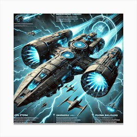 Ionosphere Ionis Leviathan Key Features Converted Canvas Print