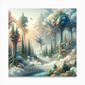 Fanciful Forest Canvas Print