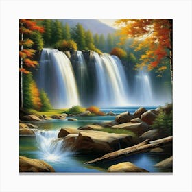 Waterfall 29 Canvas Print