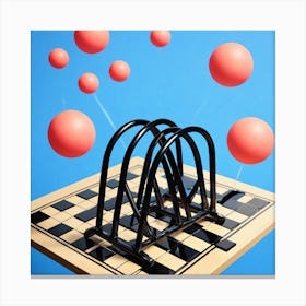 Chess Game 8 Canvas Print