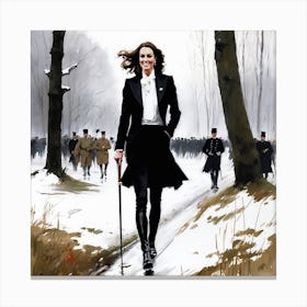 Kate Middleton 2 Canvas Print