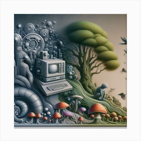 Psychedelic Art 1 Canvas Print