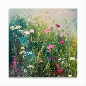 Celestial Blue in Summer Grass 3 Canvas Print