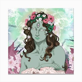 Green Goddess Canvas Print