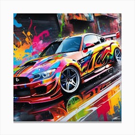 Car Painting 7 Canvas Print