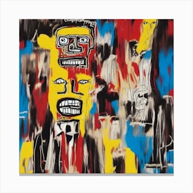 Pulp Fiction By Basquiat Canvas Print