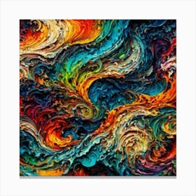 Abstract Painting 20 Canvas Print