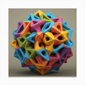 Tetrahedron 1 Canvas Print