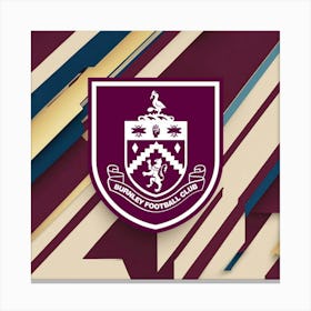 Burnley F.C Logo Wall Art 17 Canvas Print