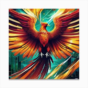 Phoenix Bird 7 Canvas Print