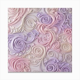 Abstract Background With Swirls 1 Canvas Print