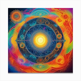 Psychedelic Art Canvas Print