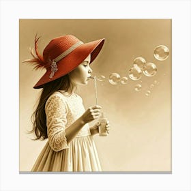 Bubbles Canvas Print