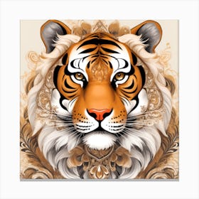 A Majestic Tiger Canvas Print