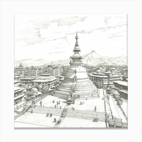 Kathmandu 4 Canvas Print