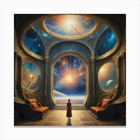 Dream space art print paintings Canvas Print