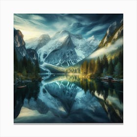 Mountain Lake 7 Canvas Print